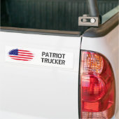 American flag PATRIOT, TRUCKER Autoaufkleber (Auf Lkw)