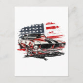 American Flag Patriotic Begleitkarte (Rückseite)