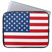 American Flag Patriotic Design Notebook Sleeve (Vorderseite)