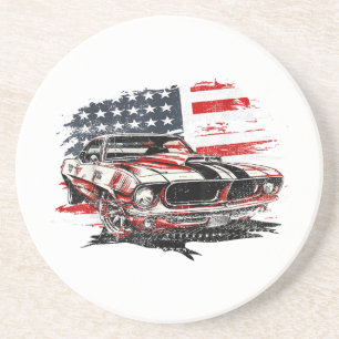 American Flag Patriotic Getränkeuntersetzer
