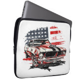 American Flag Patriotic Laptopschutzhülle (Vorne Rechts)