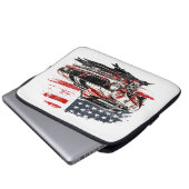 American Flag Patriotic Laptopschutzhülle (Vorne Knopf)