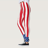 American Flag Patriotic Leggings (Links)