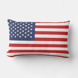 American Flag Patriotic Lendenkissen