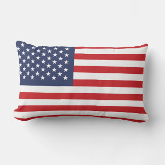American Flag Patriotic Lendenkissen