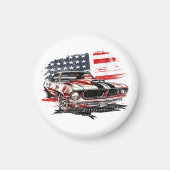 American Flag Patriotic Magnet (Vorne)