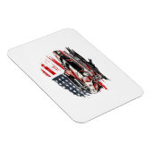 American Flag Patriotic Magnet (Rechte Seite)