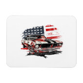 American Flag Patriotic Magnet (Horizontal)
