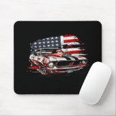 American Flag Patriotic Mousepad (Mit Mouse)