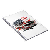 American Flag Patriotic Notizblock (Rechte Seite)