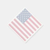 American Flag Patriotic Paper Cocktail Napkins Serviette (Ecke)