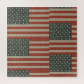 American Flag Patriotic Puzzle (Vertikal)
