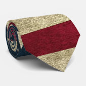 American Flag Patriotic Rustic Neck Tie Necktie Krawatte (Gerollt)