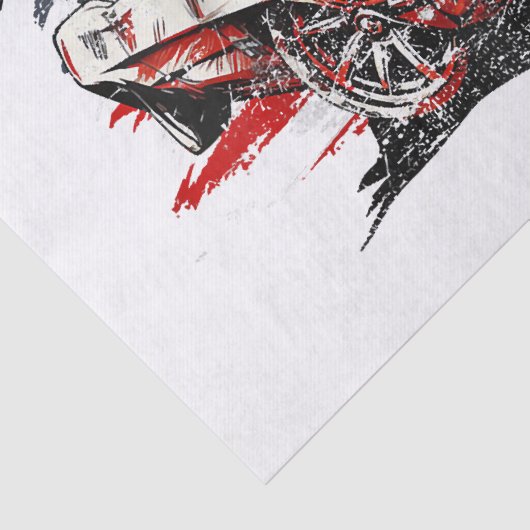 American Flag Patriotic Seidenpapier (Detail)