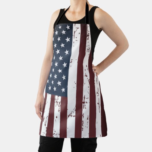 American Flag Patriotic Stars Streifen Schürze (InSitu)