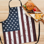 American Flag Patriotic Stars Streifen Schürze<br><div class="desc">Zeigen Sie Ihren amerikanischen Stolz oder geben Sie ein besonderes Geschenk mit dieser US-amerikanischen Flag-Schürze in einem bedrückten Grunge-Design. Diese USA Fahne Grillen Schürze Design mit US Flagge in rot und blau ist perfekt für amerikanische Unabhängigkeitstag Grillen Partys, Gedächtnistag Party, Familie Wiedersehen, militärische Abschluss oder Altersvorsorge Geschenke und patriotische Feiern....</div>