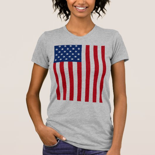 American Flag Patriotic T-Shirt (Vorderseite)