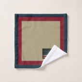 American Flag Patriotic Towel Set (Waschlappen)