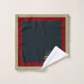 American Flag Patriotic Towel Set (Waschlappen)