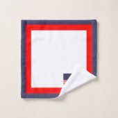 American Flag Patriotic Towel Set (Waschlappen)