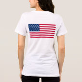 American Flag Patriotic Tri-Blend Shirt (Rückseite)