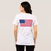 American Flag Patriotic Tri-Blend Shirt (Rückseite voll)