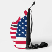 American Flag Patriotic USA Crossbody Bag (Rechts)