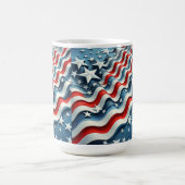 American Flag Patriotic USA Pride Kaffeetasse (Mittel)