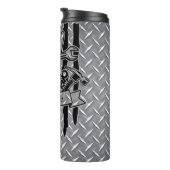 American Flag Peace Mechanism Tools Thermal Tumble Thermosbecher (Nach rechts gedreht)