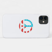 American Flag Peace Sign Case-Mate iPhone Hülle (Rückseite (Horizontal))