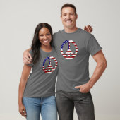American Flag Peace (USA) T-Shirt (Unisex)
