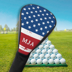 American Flag Personalisierte Patriotic Stars Stre Golf Headcover