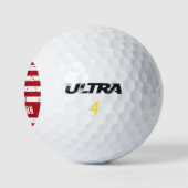 American Flag Personalisierte Patriotic Stars Stre Golfball (Logo)