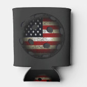 American Flag Pickle Ball USA Dosenkühler (Rückseite)