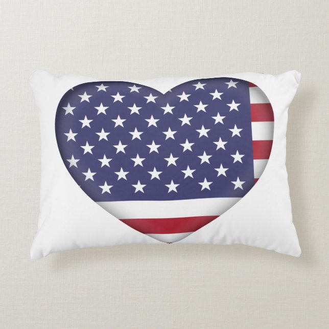 American Flag Pillow Dekokissen (Vorderseite)