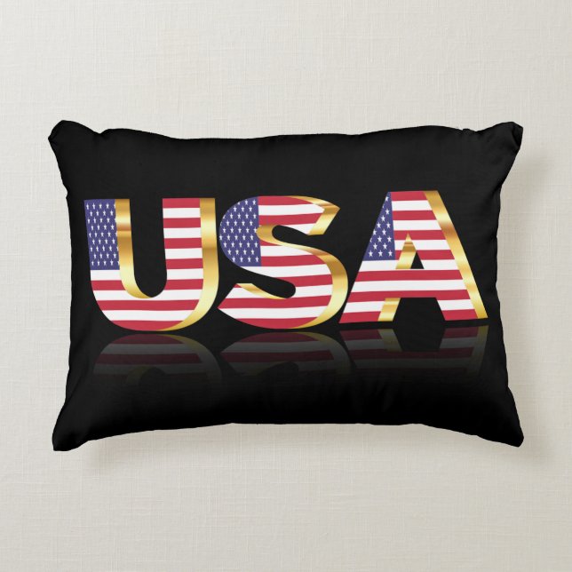 American Flag Pillow Dekokissen (Vorderseite)
