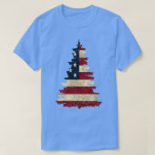 American Flag Pine Tree T-Shirt (Design vorne)