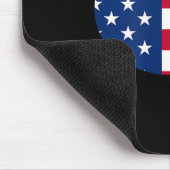American Flag Ping Pong Tischtennis Player Equipm Mousepad (Ecke)
