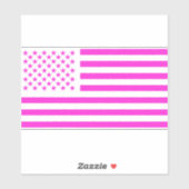 American Flag Pink Edition Aufkleber (Blatt)