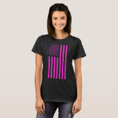 American Flag Pink T-Shirt (Vorne ganz)