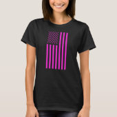 American Flag Pink T-Shirt (Vorderseite)