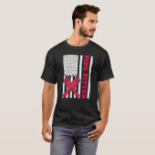 American Flag Pipefitter Plumber T-Shirt (Vorne ganz)