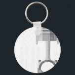 American Flag Piston Muscle Car 2 Schlüsselanhänger<br><div class="desc">A stylish keychain featuring a vintage classic car design. A perfect accessory for car lovers and collectors. Great for everyday use or as a small and thoughtful gift for classic car enthusiasts.</div>