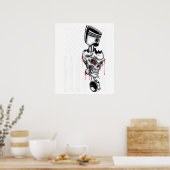 American Flag Piston Muscle Car 6 Poster (Küche)