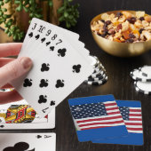 American Flag Playing Cards Spielkarten (In Situ)