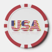 American Flag Poker Chips USA (Vorderseite)