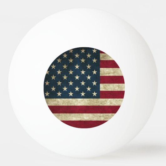 American Flag Pong Ball Tischtennisball (Vorderseite)