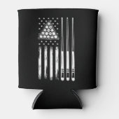American Flag Pool Player Dosenkühler (Vorderseite)