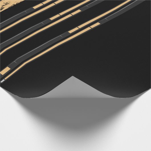 American Flag Pool Player Geschenkpapier (Ecke)