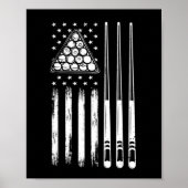 American Flag Pool Player Poster (Vorne)